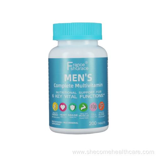 Men Multivitamin Non-GMO Gluten Free Vitamin supplement